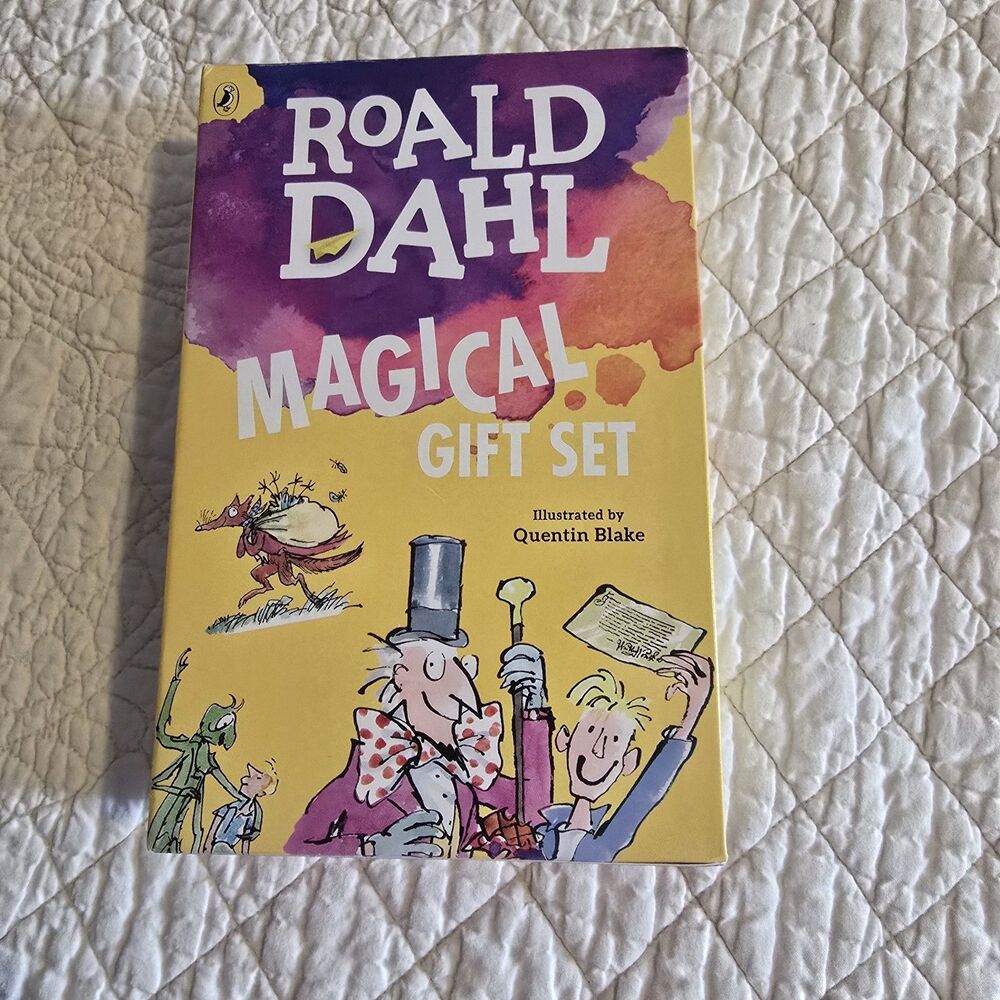 Roald Dahl Magical Gift Boxed Set (4 - Paperback, by Dahl Roald -books Like New